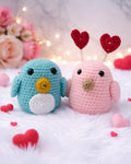 Luxury Handmade Crochet Penguin Couple – Premium Amigurumi Love Birds, Elegant Valentine & Anniversary Gift